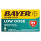 Bayer Low Dose Safety Coated Aspirin 81 mg Tablets 00280210020