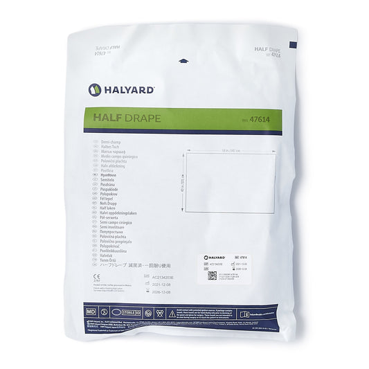Halyard Sterile Half General Purpose Drape, 40 x 58 Inch 47614