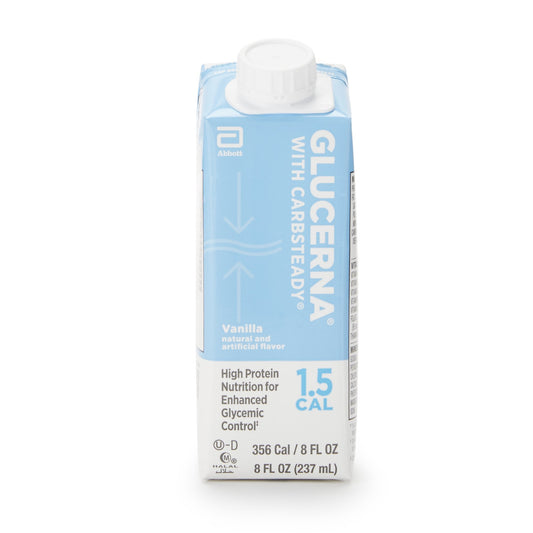 Oral Supplement Glucerna® 1.5 Cal Vanilla Flavor Liquid 8 oz. Reclosable Carton - 64920