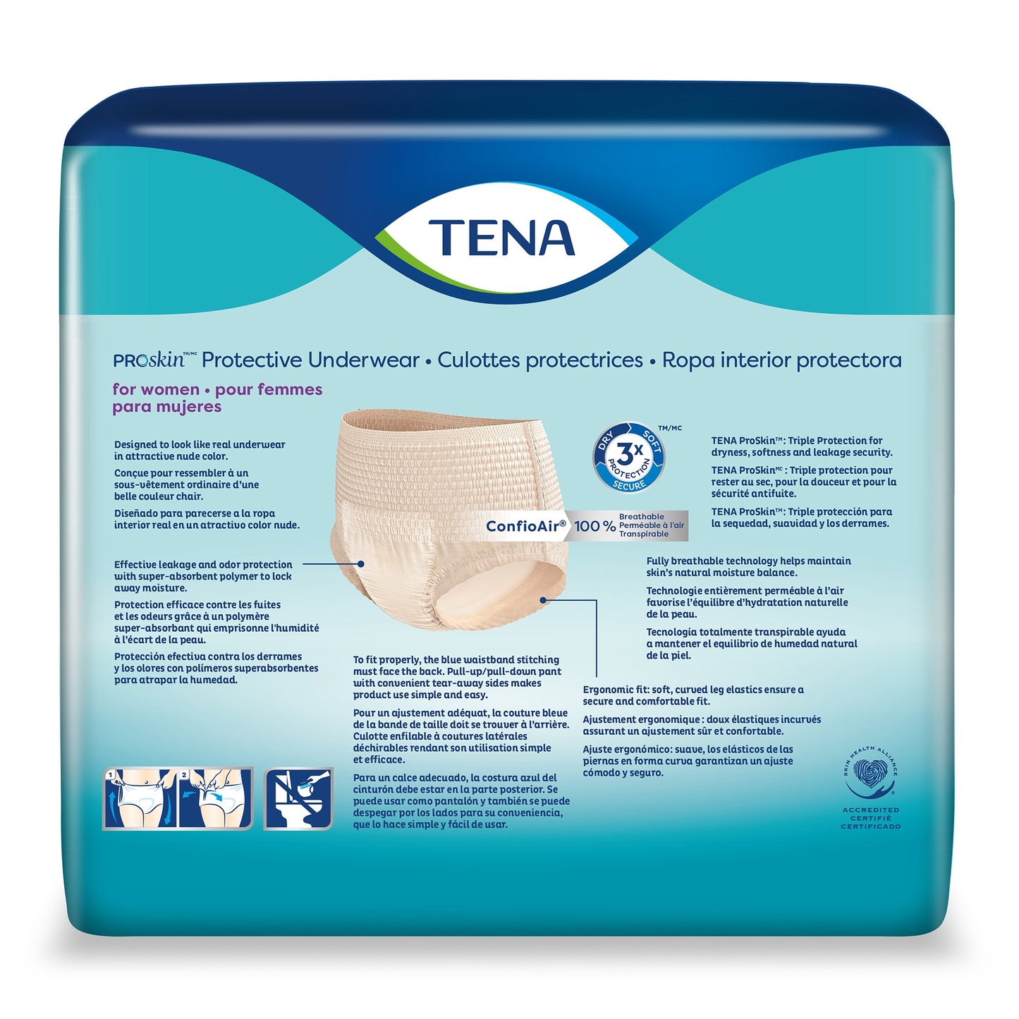Tena® ProSkin™ Maximum Absorbent Underwear for Women, Large 73030