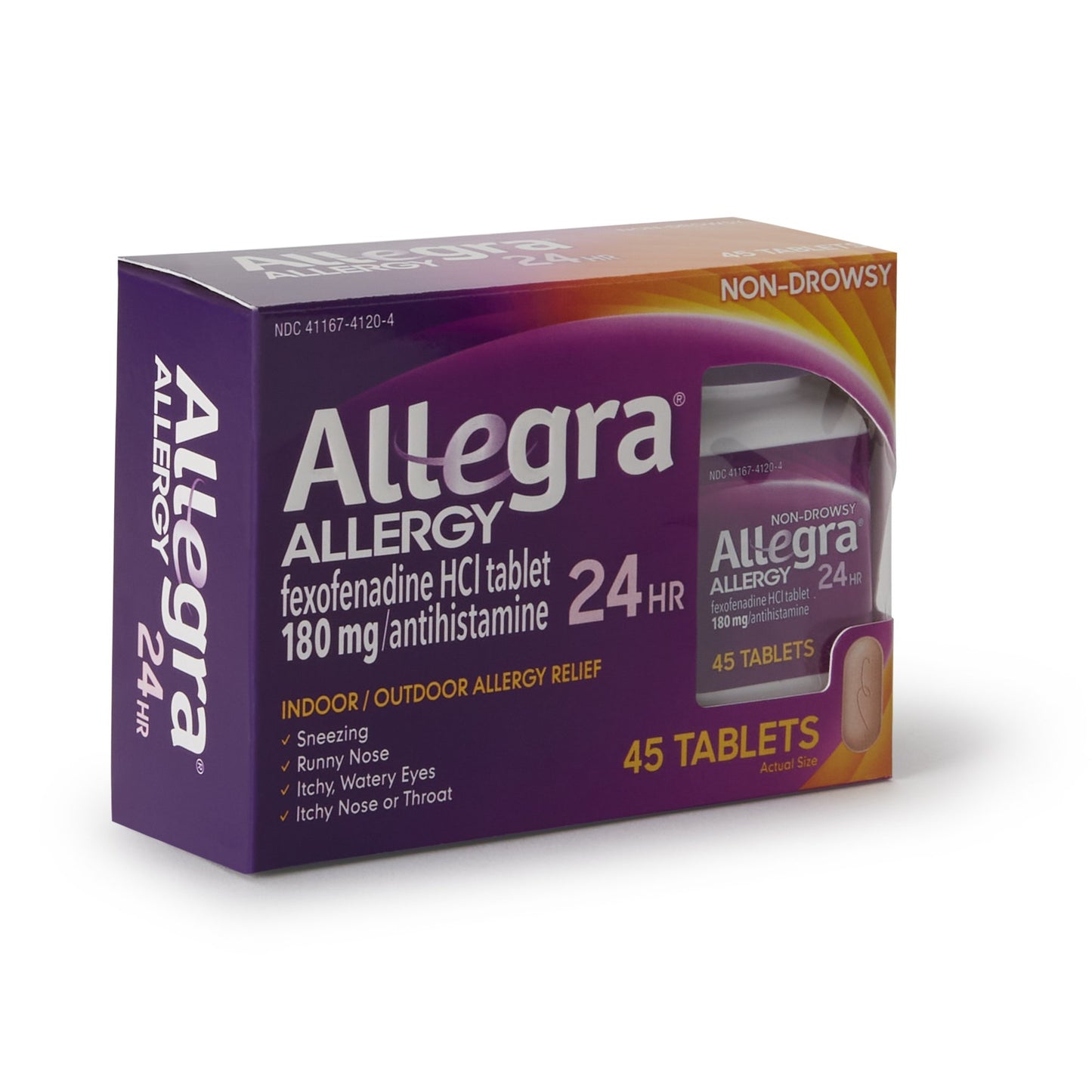 Allegra® Fexofenadine Allergy Relief 41167412004