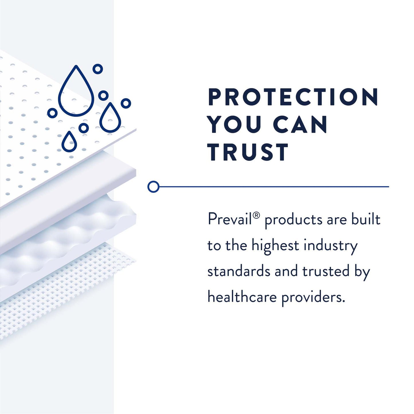 Prevail® Belted Shields Incontinence Belted Undergarment, One Size Fits Most PV-324