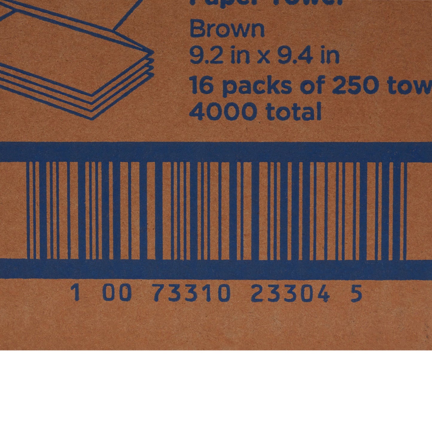 Pacific Blue Basic™ Paper Towel, 250 per Pack, 16 Packs per Case 23304