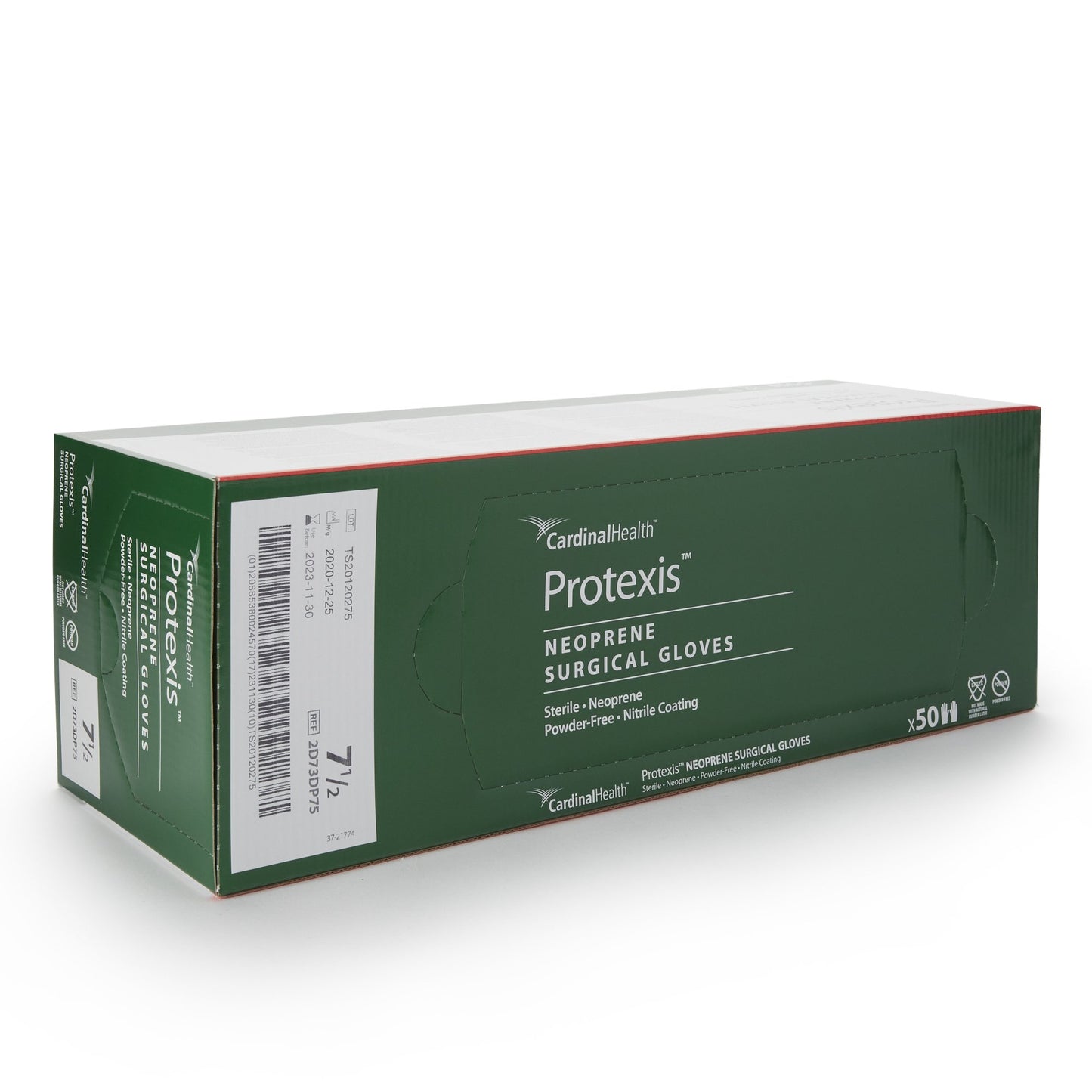 Protexis™ Polychloroprene Surgical Glove, Size 7.5, Ivory 2D73DP75