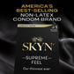 Condom SKYN® Supreme Lubricated One Size Fits Most 30 Per Box 210275
