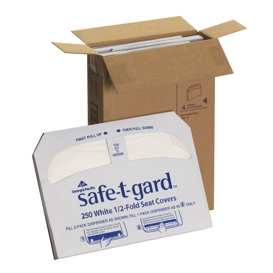 Toilet Seat Cover Safe-T-Gard™ Half Fold 16.8 X 14.3 Inch - 47052