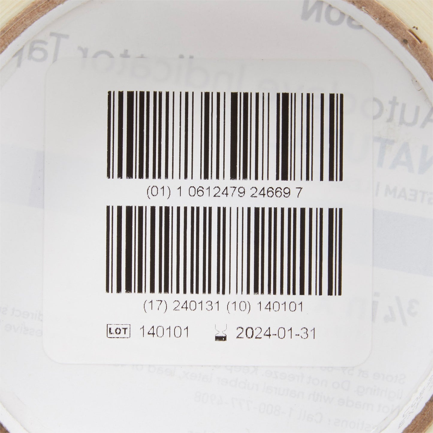 McKesson Steam Indicator Tape, ½ Inch x 60 Yard 73-ST48