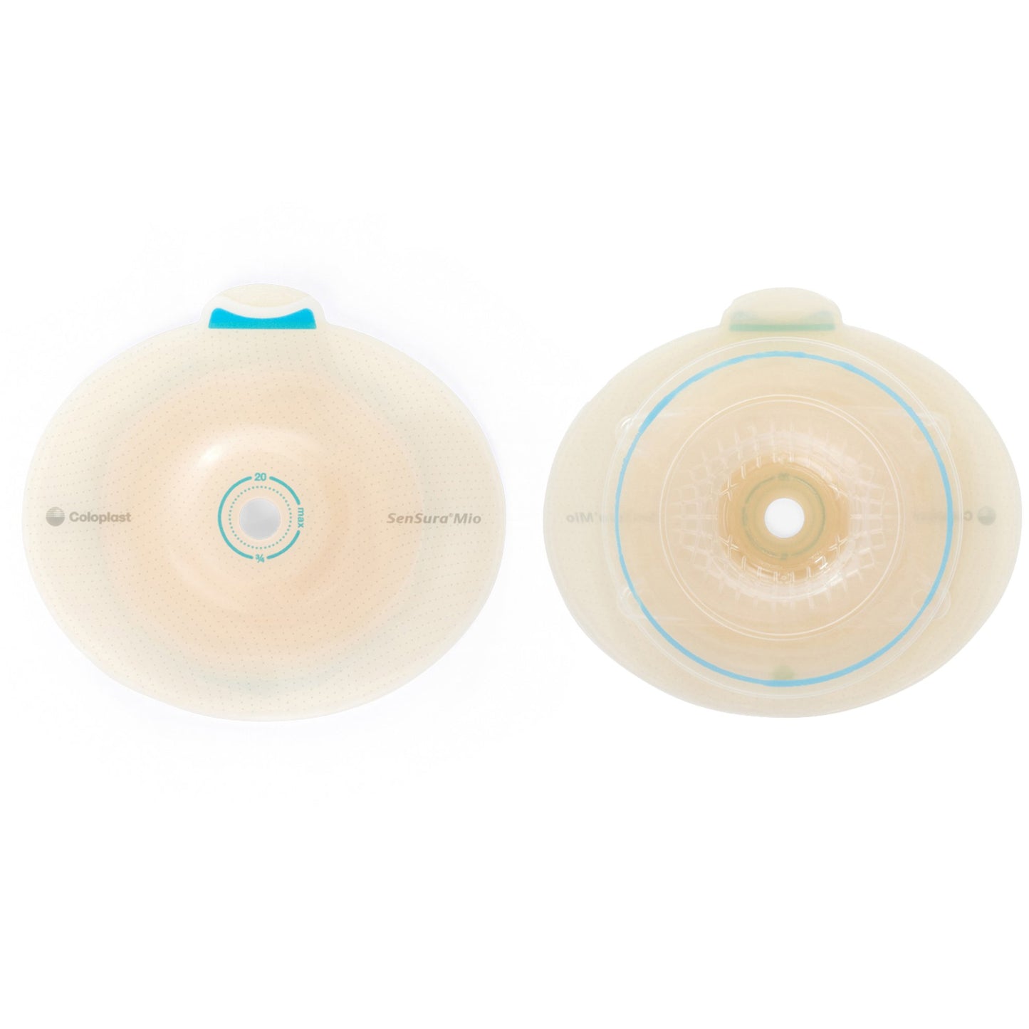 SenSura® Mio Flex Convex Light Barrier, 21 mm Stoma Opening, Red Color Match 16484