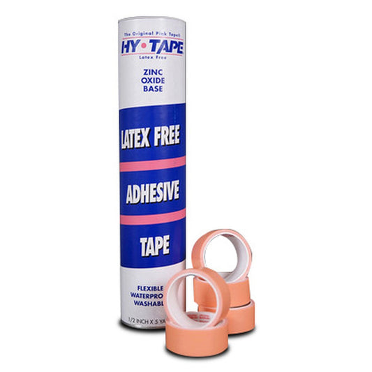 Waterproof Medical Tape Hy-Tape® Pink 1 Inch X 5 Yard Zinc Oxide Adhesive Zinc Oxide NonSterile - 10LF