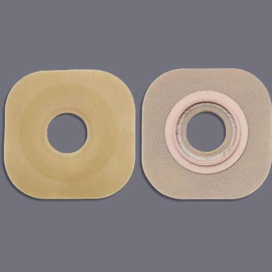 Ostomy Barrier New Image™ Flextend™ Precut, Extended Wear Without Tape 57 mm Flange Red Code System Hydrocolloid 1-3/8 Inch Opening - 16107