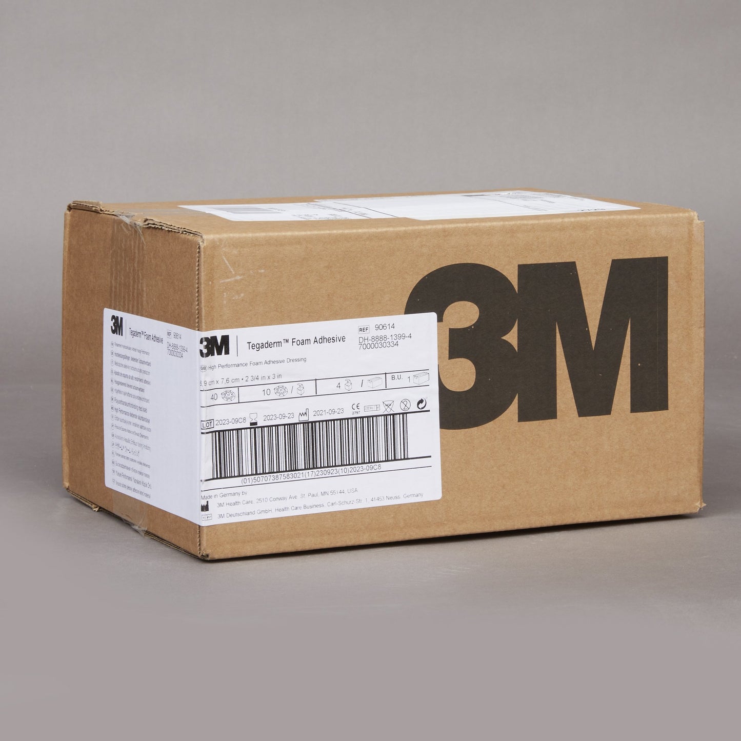 3M™ Tegaderm™ High Performance Adhesive with Border Foam Dressing, 2¾ x 2¾ Inch 90614