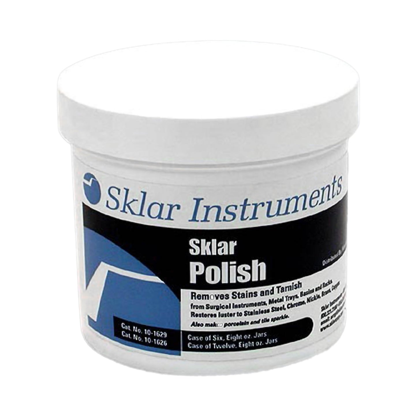 Instrument Polish 8 oz Jars, Removes Corrosive Stains 10-1629