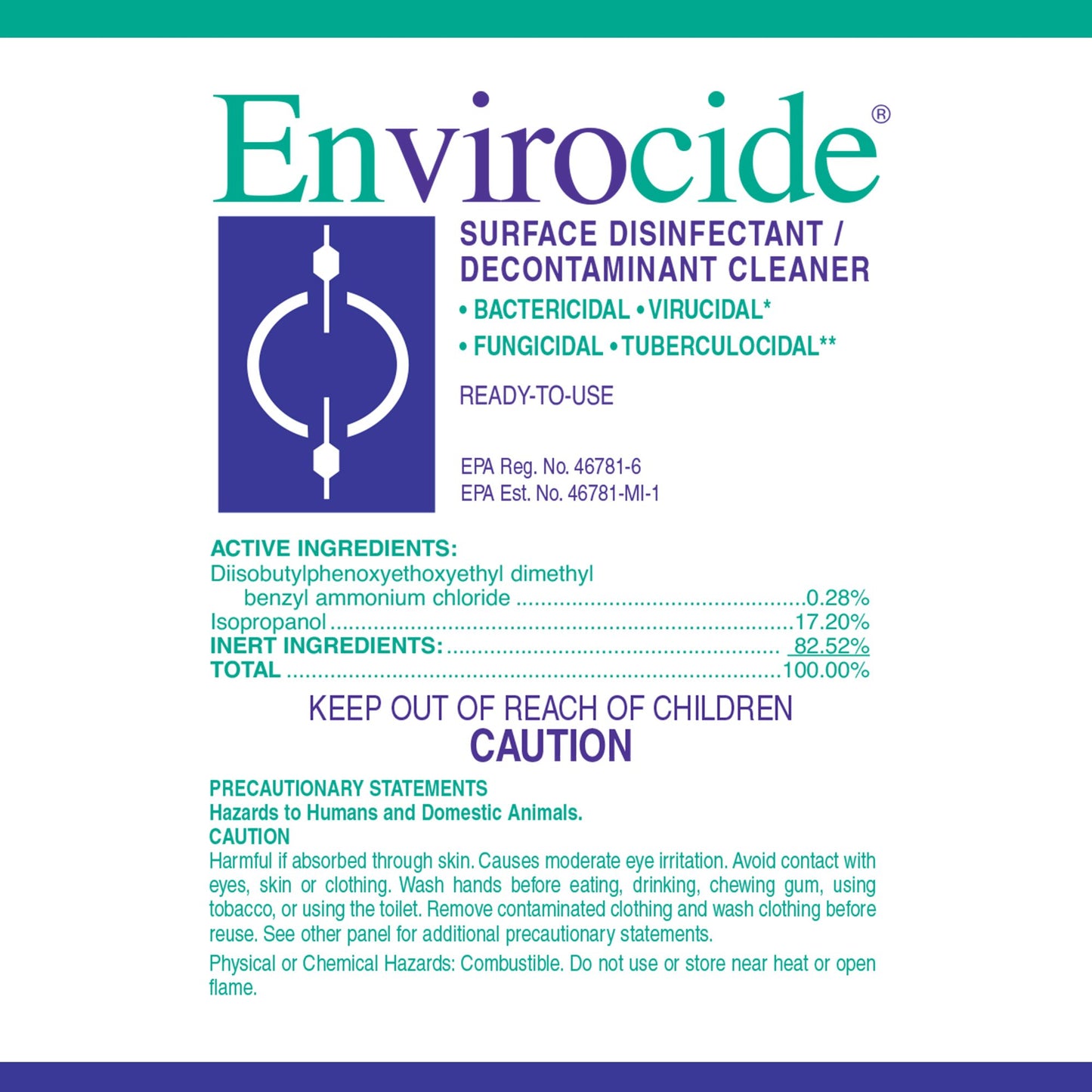 Envirocide® Surface Disinfectant Cleaner 13-3300