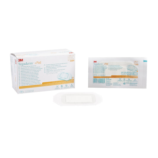3M™ Tegaderm™ Transparent Film Dressing with Pad, 2-3/8 x 4 Inch 3584
