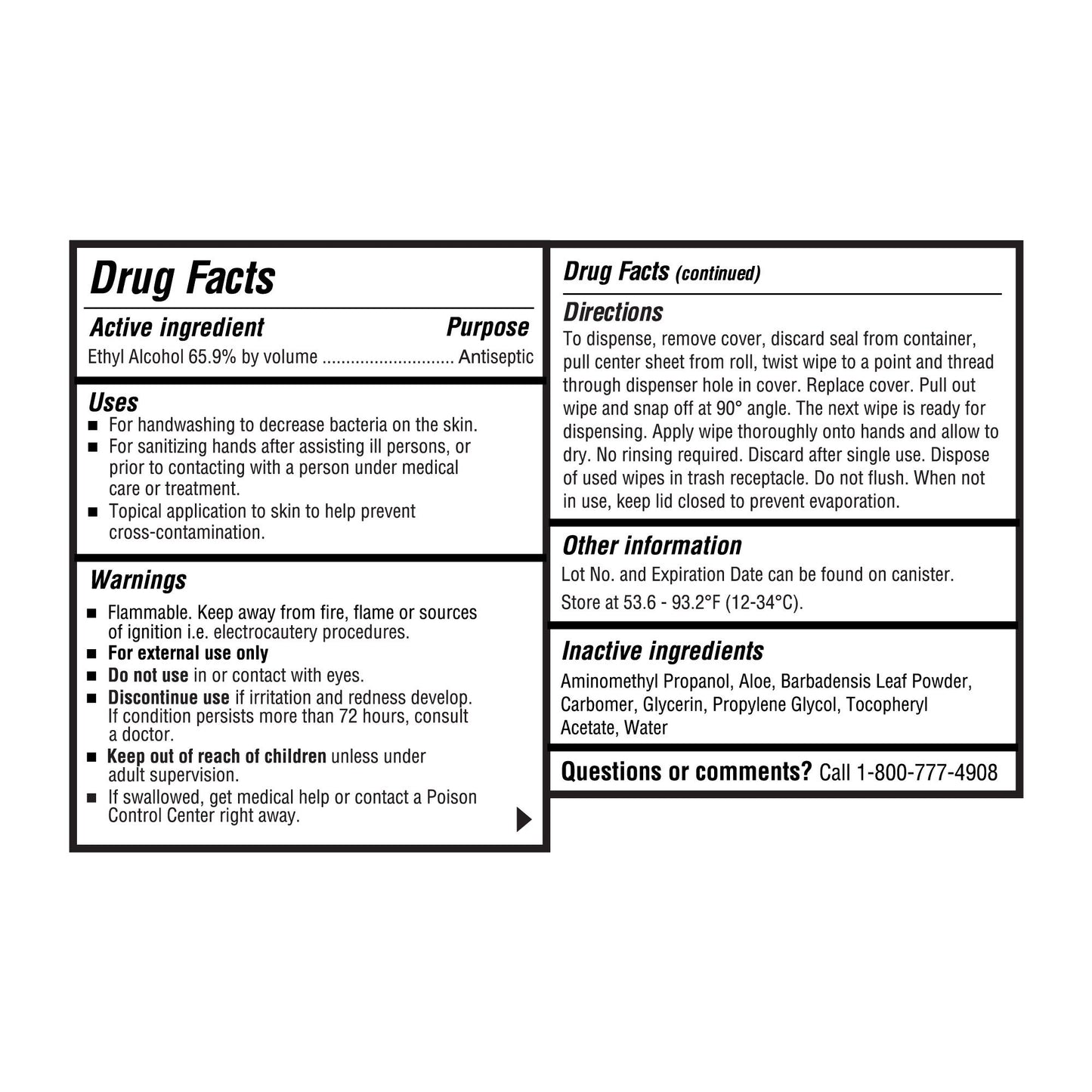 McKesson Instant Hand Sanitizing Wipes 16-3460