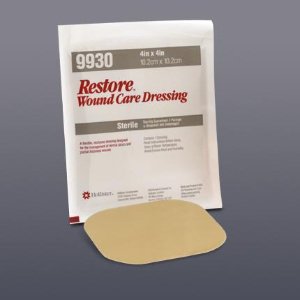 Hydrocolloid Dressing Restore™ Foam Backing 4 X 4 Inch Square Hydrocolloid / Foam - 519930