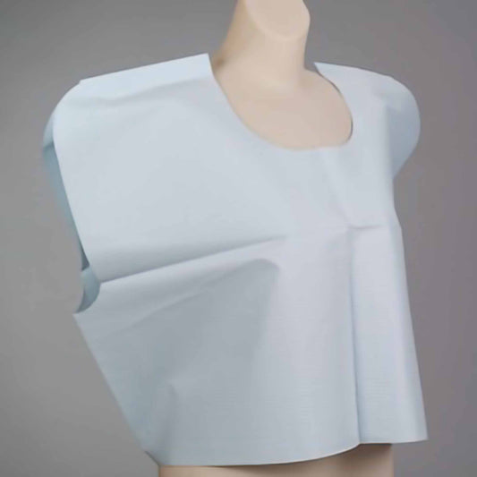 Exam Cape Tidi® Blue One Size Fits Most Front / Back Opening Without Closure Unisex - 910515