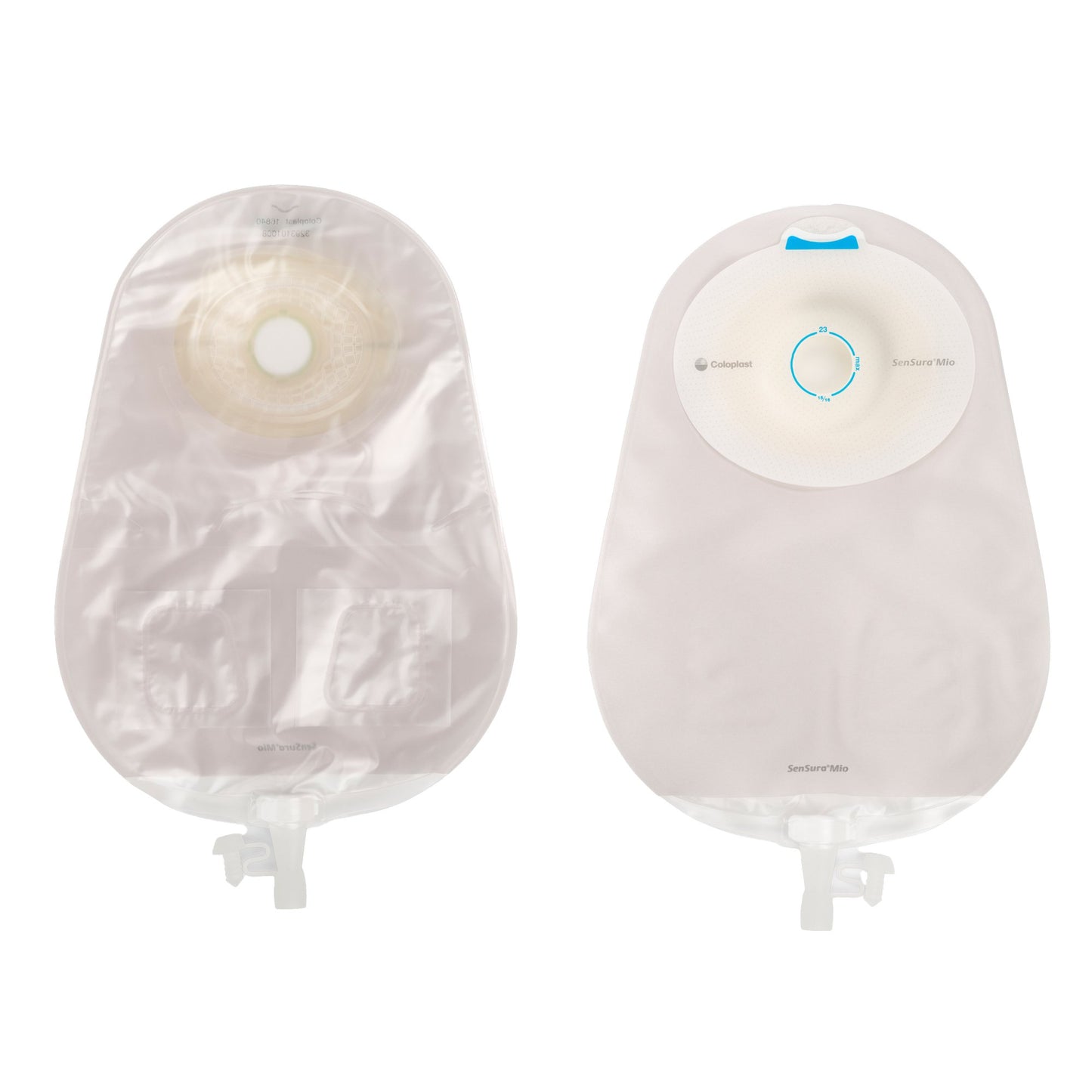 SenSura® Mio Convex Light 1-Piece Transparent Urostomy Pouch, 21mm Stoma 16840