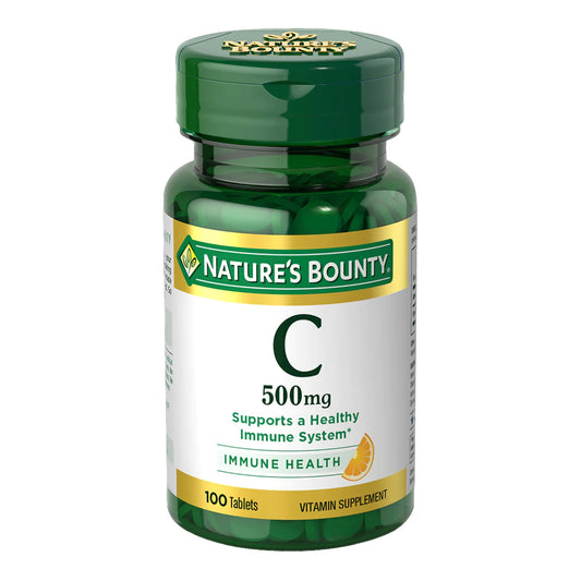 Vitamin C Supplement Nature's Bounty® 500 mg Strength Tablet 100 per Bottle - 74312001510