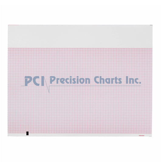 Recording Chart Paper Precision Charts Z-Fold Red Grid - 9100-026-01
