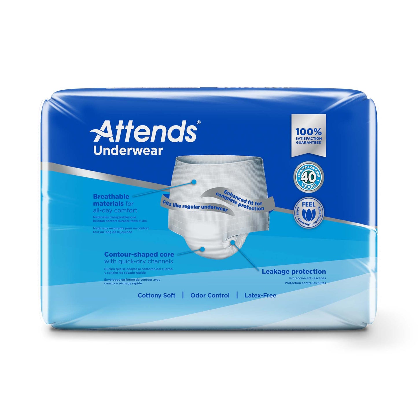 Attends® Extra Absorbency Underwear, Medium AP0720