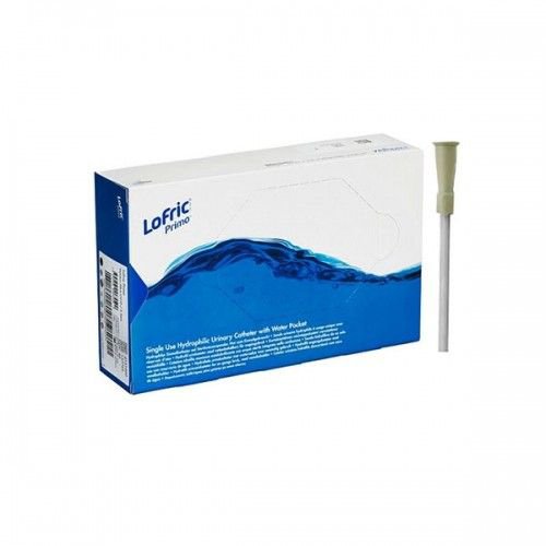 Urethral Catheter LoFric® Primo™ Coude Tip Hydrophilic Coated PVC 12 Fr. 16 Inch - 4151240