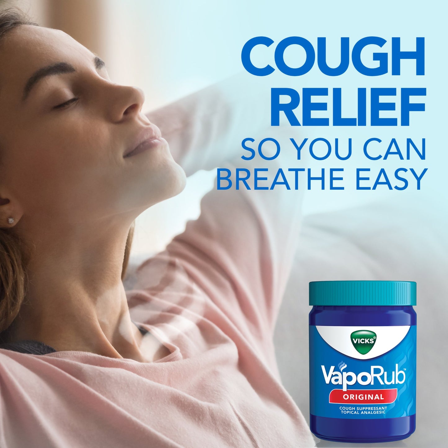 Vicks® VapoRub® Cough Suppressant Topical Analgesic Ointment 37000054403