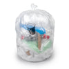 Trash Bag Colonial Bag 30 gal. Clear LLDPE 0.45 mil 30 X 36 Inch X-Seal Bottom Flat Pack - CXC36M