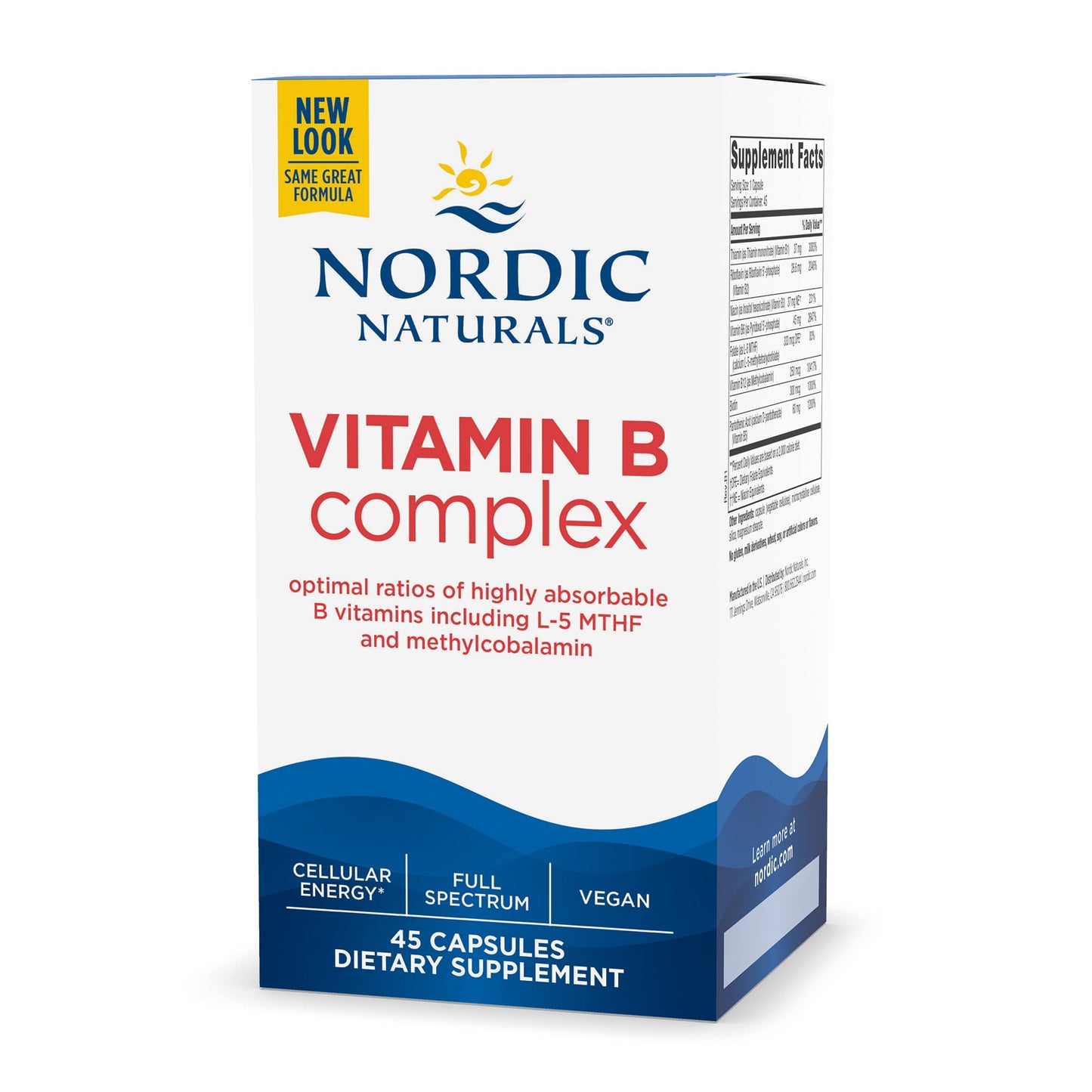 Nordic Naturals® Vitamin B Complex Dietary Supplement 1531