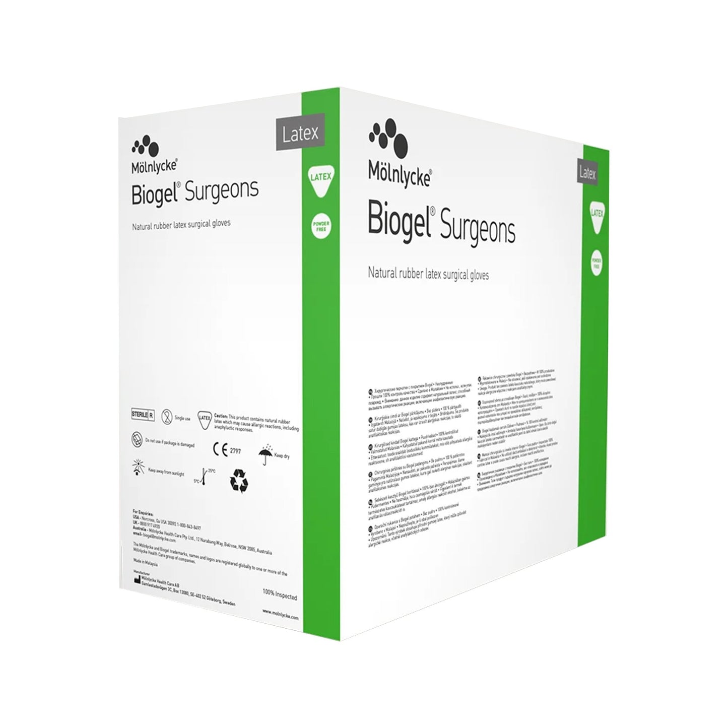 Biogel® Surgeons Latex Surgical Glove, Size 8.5, Straw Color 30485