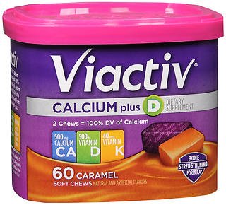 VIACTIV Calcium+ Bone Strengthening Soft Chews Rich Caramel 85714100496