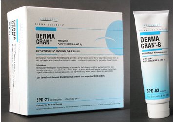 Hydrophilic Wound Dressing Dermagran® B Sheet 2 X 2 Inch Sterile - SPD20