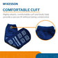 Slipper Socks McKesson Unisex Adult Bariatric / X-Wide Single Tread Single Patient Use Royal Blue 16-BXW-1099