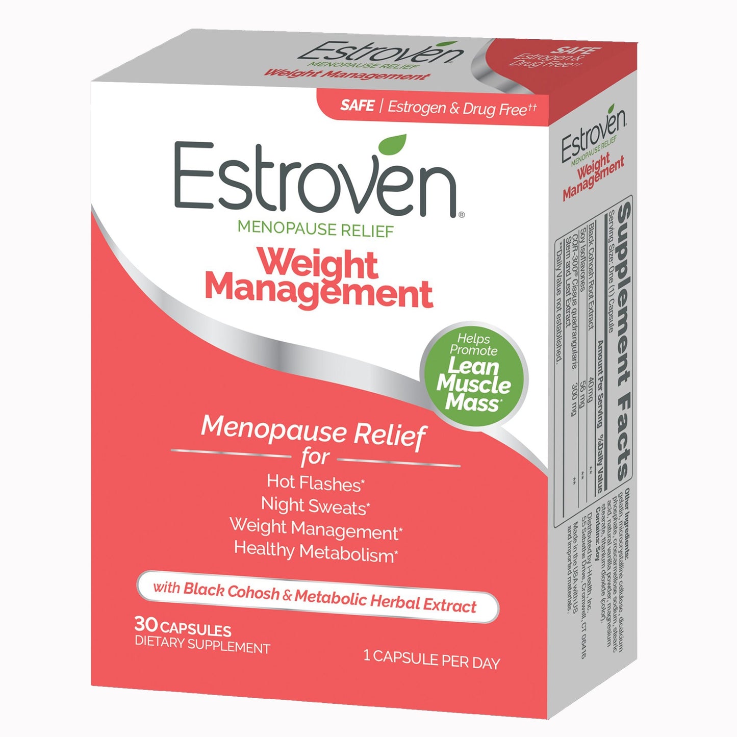 Estroven® Once Daily Menopause Relief Weight Management Capsules 092961040225