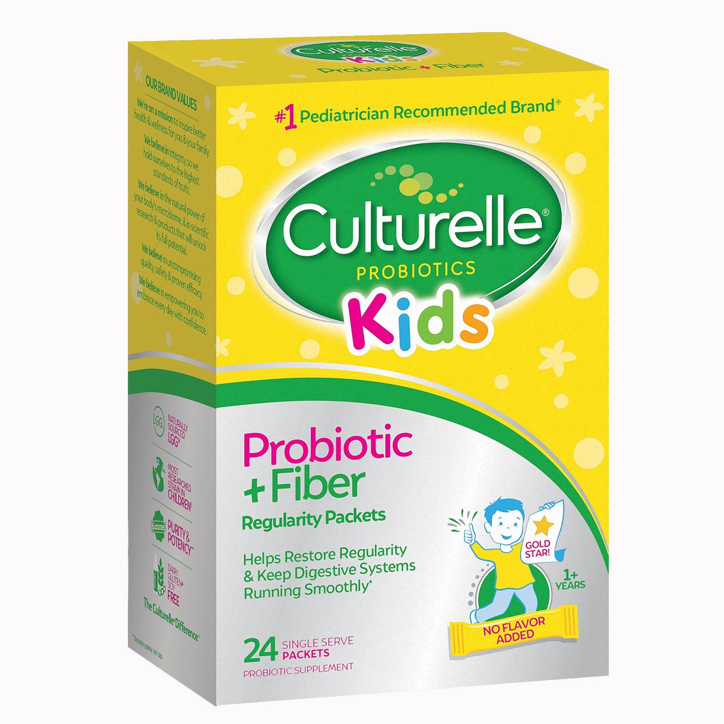 Culturelle® Probiotics Kids Probiotic + Fiber Packets 049100400372