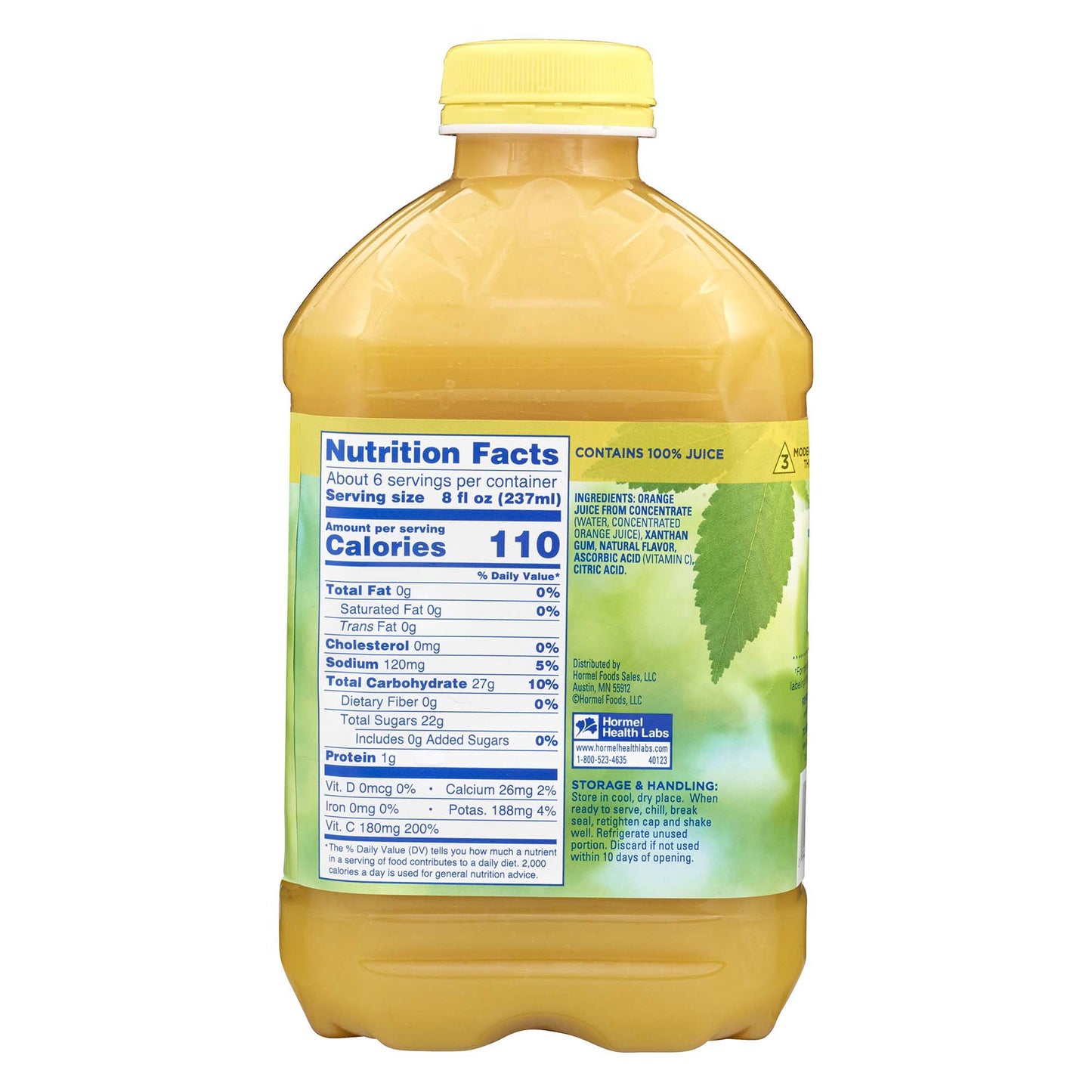 Thick & Easy® Clear Honey Consistency Orange Juice Thickened Beverage 40123