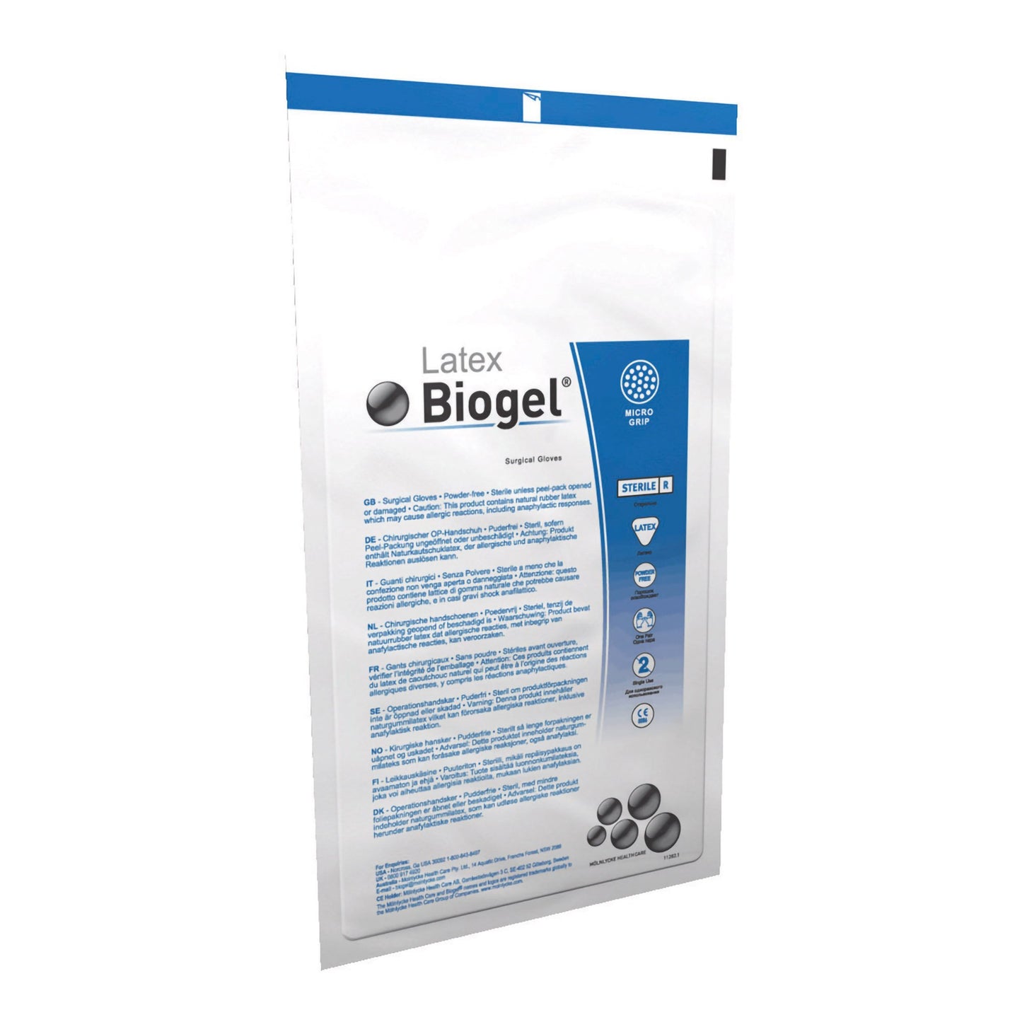 Biogel® M Latex Surgical Glove, Size 8.5, Straw Color 30585
