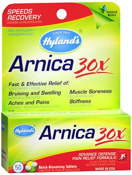 Pain Relief Hylands® 30X Strength Arnica Montana Tablet 50 per Bottle - 35497332661