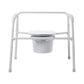 McKesson Fixed Arm Steel Folding Commode Chair, 15½ – 22 Inch 146-11117N-1