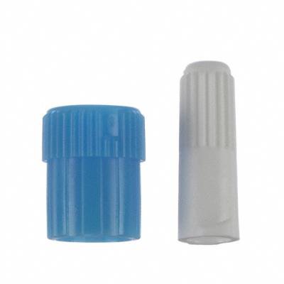 Luer Lock Caps Blue Male / White Female - BW1000