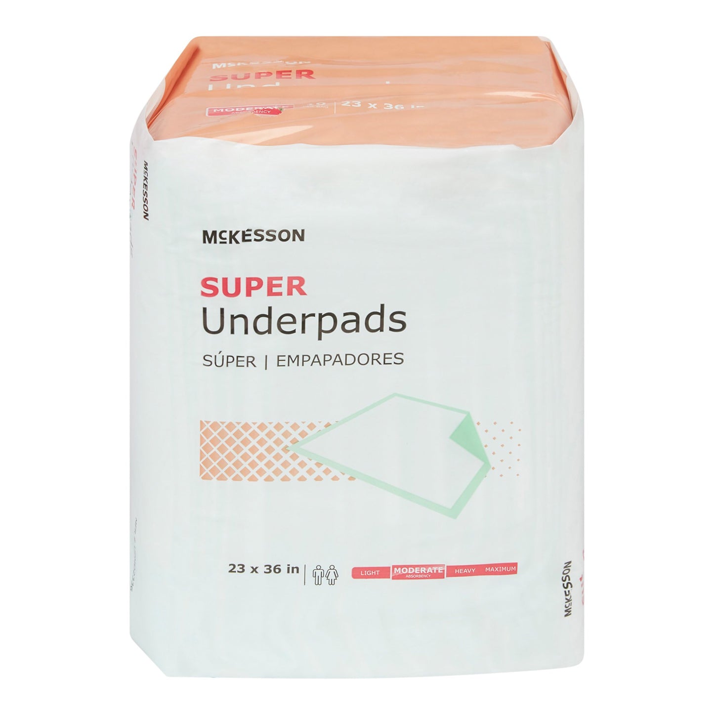 McKesson Super Moderate Absorbency Underpad, 23 x 36 Inch - 120 ct. UPMD2336V120