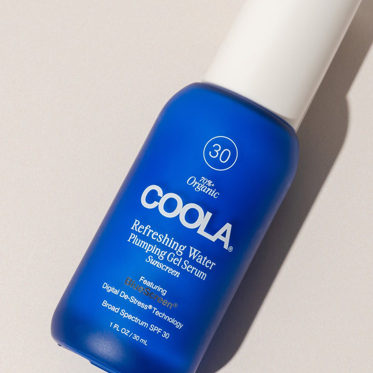 Facial Moisturizer with Sunscreen COOLA® Refreshing Water Plumping Gel 1 oz. Pump Bottle Unscented Gel CL10696
