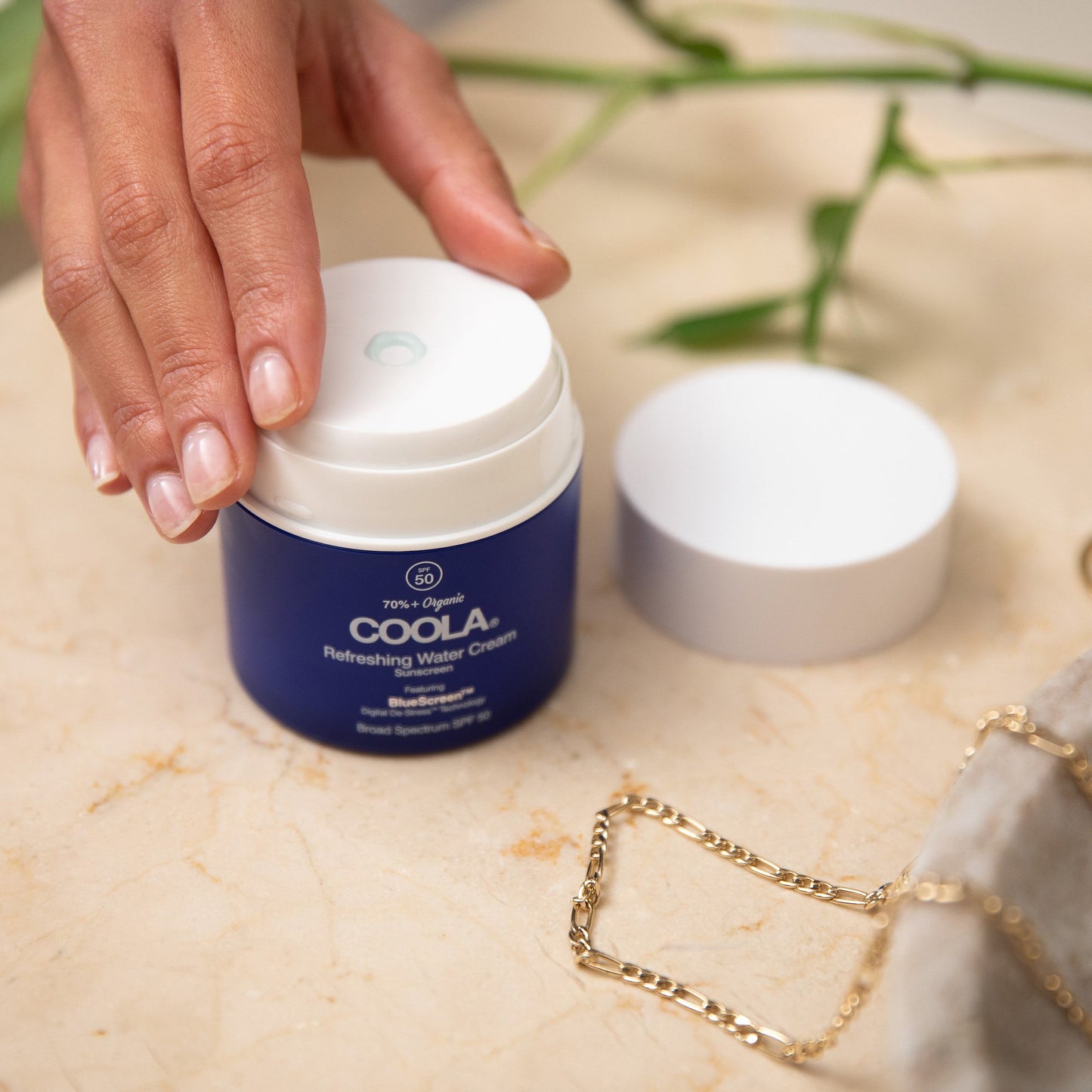 Sunscreen COOLA® Refreshing Water Cream SPF 50 Cream 1.5 oz. Jar CL10405