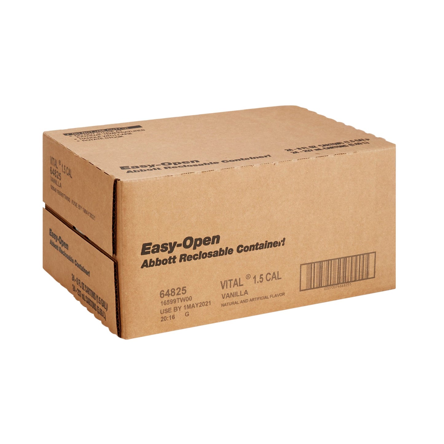 Vital® 1.5 Cal Vanilla Peptide-Based Therapeutic Nutrition for Tolerance, 8-oz. 64825