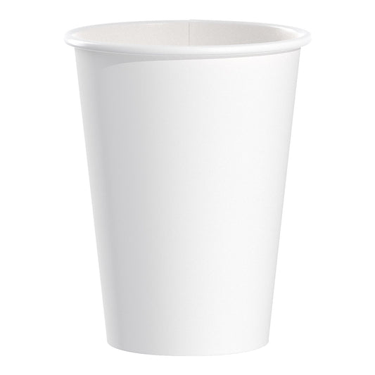 Drinking Cup Solo® 12 oz. White Paper Disposable - 412WN-2050