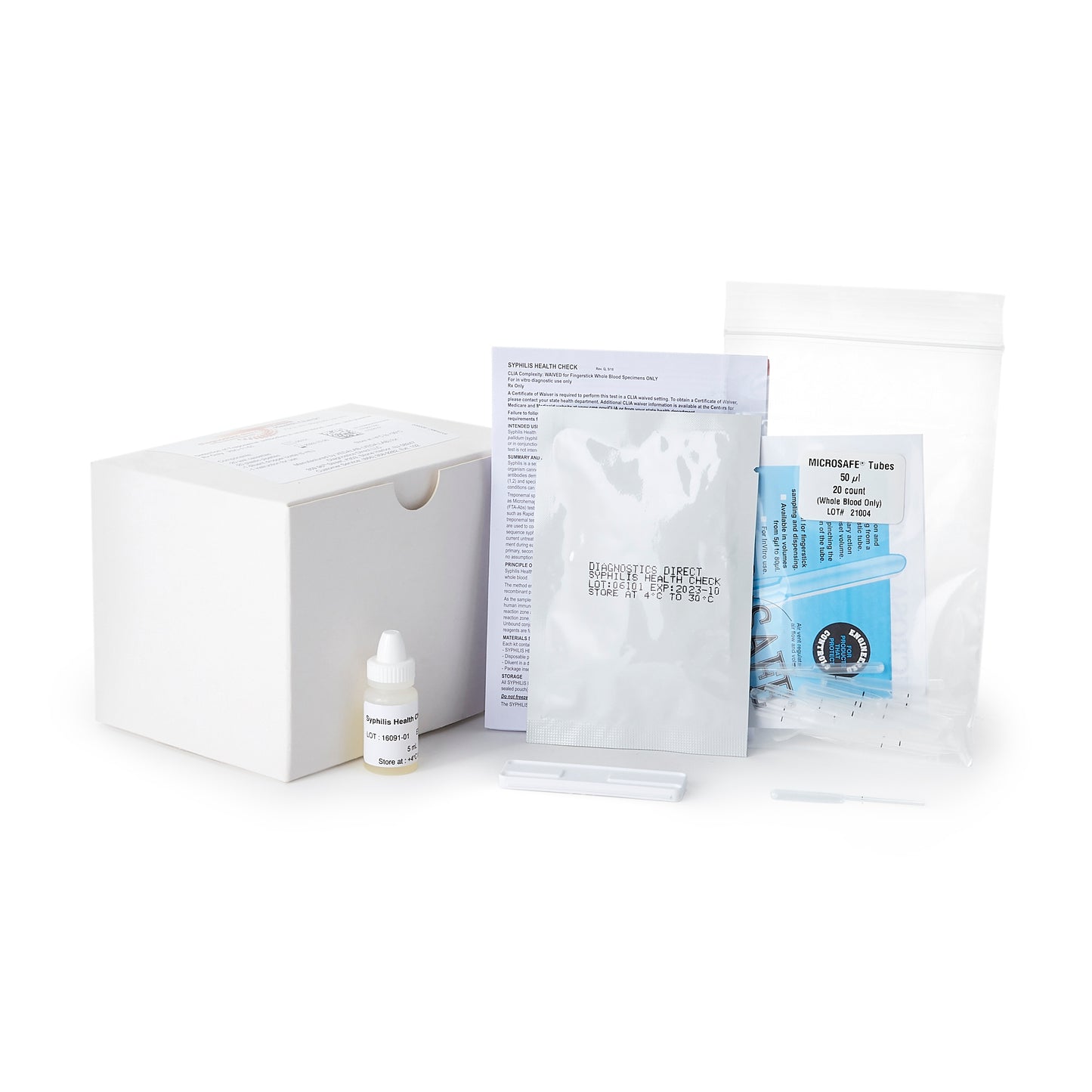 Syphilis Health Check™ Infectious Disease Immunoassay Sexual Health Test Kit 1001-0698