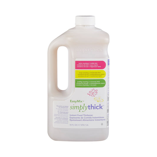 Food and Beverage Thickener SimplyThick® Easy Mix 1.6 Liter Pump Bottle Unflavored Gel IDDSI Level 2 Mildly Thick - ST2LBOTTLE