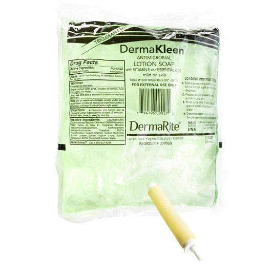 Antimicrobial Soap DermaKleen® Lotion 800 mL Dispenser Refill Bag Scented - 0090BB