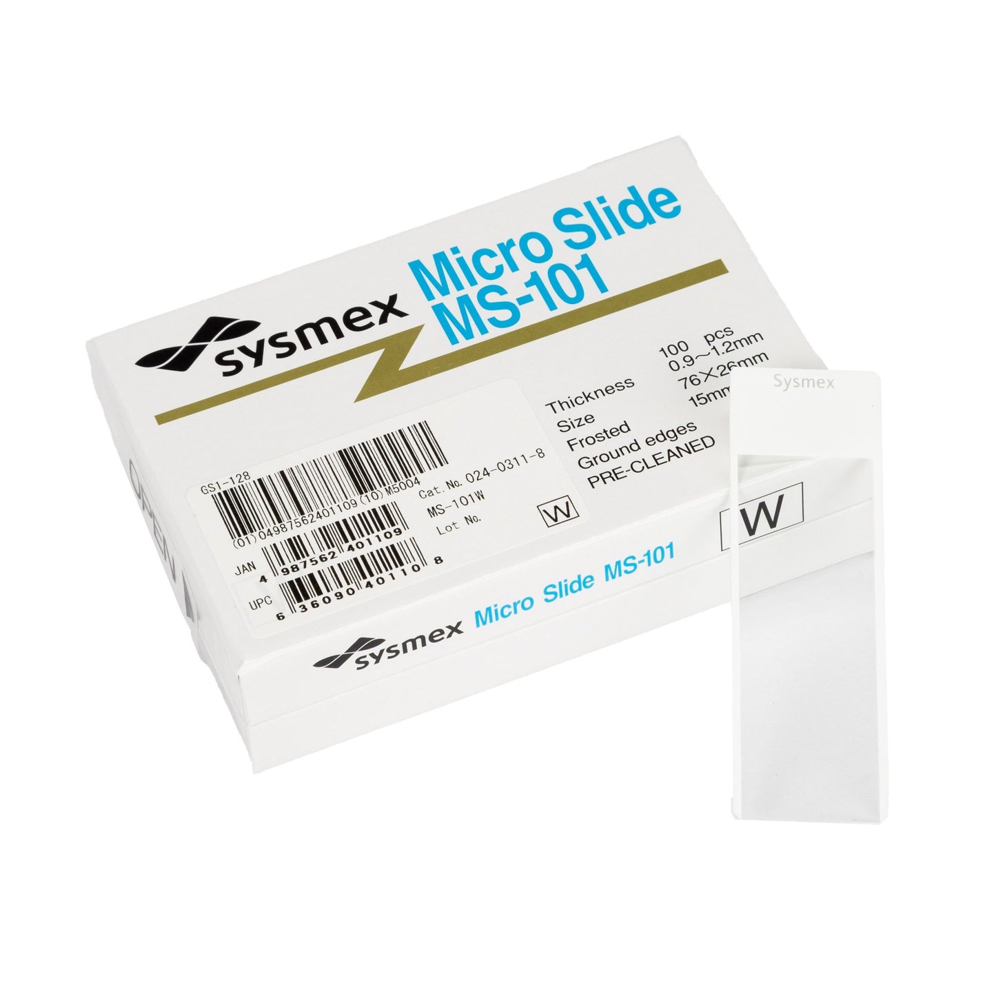 Microscope Slide Micro Slide 26 X 76 mm Frosted End 02403118