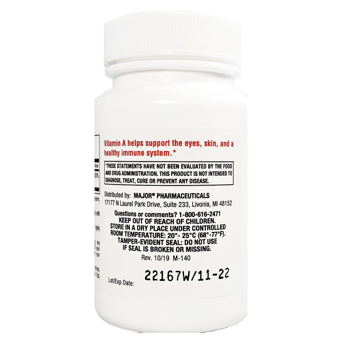 Major® Vitamin A Supplement 00904208560